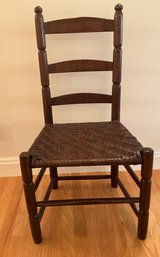 Lot 37- Nice Condition! Ladderback Dining Chair Ladder Back