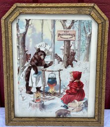 Lot 367 - 1902 Little Red Riding Hood 3 Bears Pettijohns Breakfast Food Original Antique Magazine Advertising