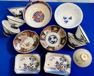 Lot 45- Nice Collection Of Vintage Asian Chinese Kitchen Dishware - Bowls