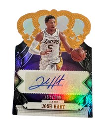 Lot 416 - Lakers Basketball Josh Hart - Crown Royal 2017-18 Panini Signed Card - 157/199