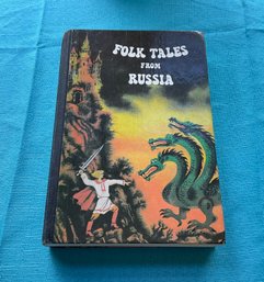 Lot 6- 1983 Folk Tales From Russia Mark Vatagin Hardcover Book  - Great Illustrations!