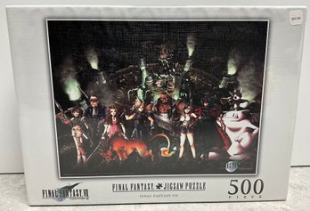 Lot 22- NEW! Sealed 1997 Final Fantasy VII Jigsaw Puzzle - 500 Pieces