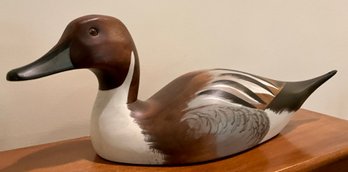 Lot 74- Ethan Allen Signed S Hart Solid Wood Decoy