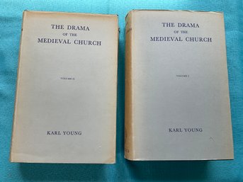 Lot 29- 1962 The Drama Of The Medieval Church By Karl Young Vol 1 & 2 - Oxford