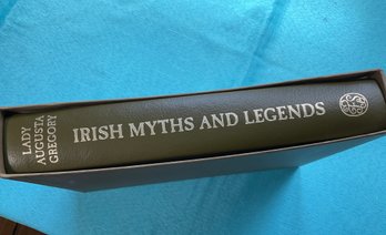 Lot 31- Irish Myths And Legends Book By Lady Augusta Gregory 2011  The Folio Society