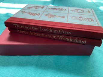 Lot 32- Alices Adventures In Wonderland Lewis Carroll The Folio Society 1961 - 2 Volumes