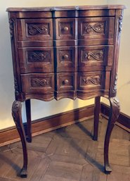 Lot 13- Kensington Furniture Side Table 3 Drawer (Matches Dining Room Set)