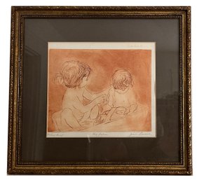 Lot 67 - Joan Purcell American Mid Century Artist - The Babies - Artist Proof Print Of Etching