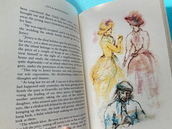 Lot 38- Guy De Maupassant Book Stories 1977 By Van Kaufman Limited Edition - Great Illustrations!