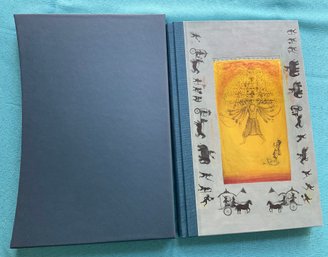 Lot 39- The Bhagavad Gita Book By Juan Translator Mascaro 2011 The Folio Society - Illustrated