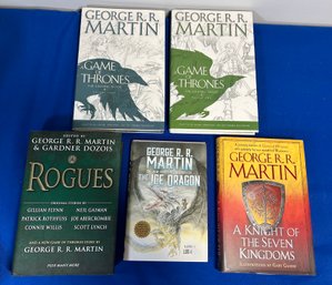 Lot 77- George Martin Hardcover Book Lot Of 6! Game Of Thrones, Ice Dragon