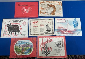 Lot 645 - Vintage Restaurant Placemats - Hilltop - Kitty's - Kernwood - Kelleys North Reading - China Moon