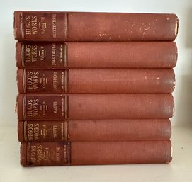 Lot 73 - Antique Books 1905 - Victor Hugo Works 6 Volumes