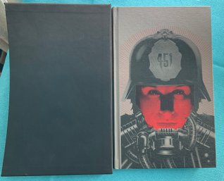 Lot 45- 1981 Fahrenheit 451 Book The Folio Society By Ray Bradbury - Illustrated