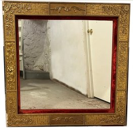 Lot 78 - Civil War Era Gold Gilt Antique Frame With Mirror - Very Large And Heavy