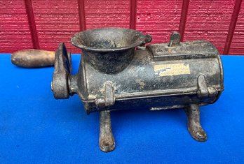 Lot 34- RARE! 1862 Cast Iron Tobacco Cutter - Antique- Primitive - Decor - Tobacciana