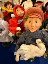 Lot 81 -  Lot Of 9 Byer's Carolers Dolls - Great Selection!