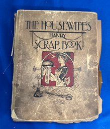 Lot 89 - Antique Housewife's Handy Scrapbook Filled With Recipes