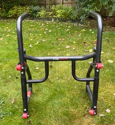 Lot 44- The Rack All In One Gym - Portable - Exercise- Like New!