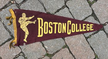 SES Lot 97 - Vintage Boston College Pennant