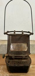 Lot 44- Antique 1885 Iron Clad Cast Iron Lamp Stove