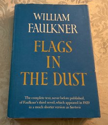 Lot 91- First Edition 1973 Flags In The Dust Book By William Faulkner