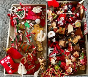 Lot 530- Collection Of Vintage Christmas Tree Ornaments - All Vintage