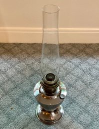 Lot 539- TALL! Aladdin Oil Table Lamp Lantern