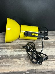 Lot 203KR - NRG Yellow Industrial Light - Works Great!