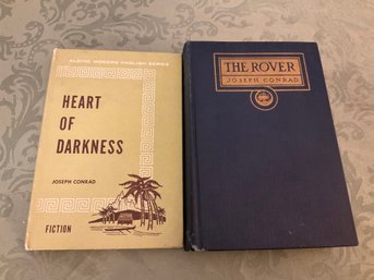 Lot 282- 1966 Heart Of Darkness Book  & 1923 The Rover Fiction By Joseph Conrad