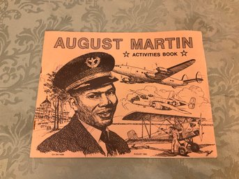 Lot 284- Vintage Ephemera August Martin Activities Book August 1980