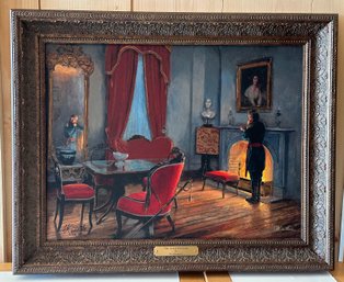 Lot 301JR - The Great Decision Giclee By Mort Kunstler Signed - Beautiful Wood Frame - Numbered 95/95