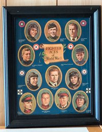 Lot 305JR - 1966 Fighter Aces Of WWI Signed By Mort Kunstler Germany - British - American - French