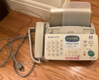 Lot 576- Sharp UX 355L Fax & Phone Machine - Blast From The Past!