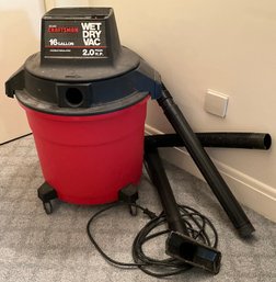 Lot 580- Craftsman Wet Dry Vacuum Vac 16 Gallon - Tested