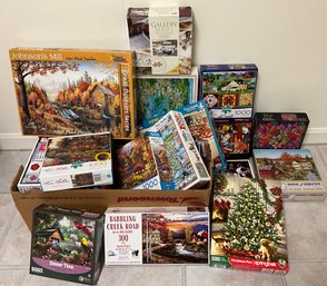 Lot 300- Puzzle Lot! All Complete!
