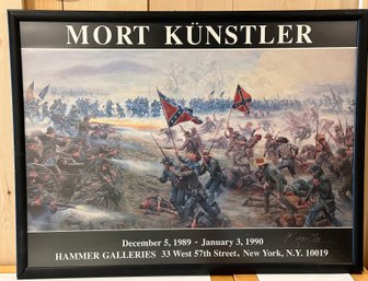Lot 331JR - Civil War Scene Poster Signed By Mort Kunstler  - Hammer Galleries