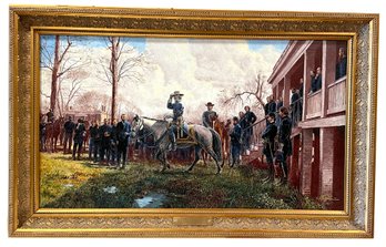 Lot 335JR - Respect Of An Army Giclee On Canvas Signed And Numbered By Mort Kunstler - Civil War Art Inc COA