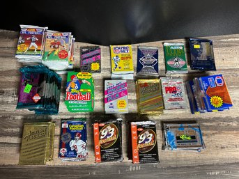 Lot 225KR - 90's Football Card Lot - Packs Sealed - Various