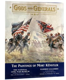 Lot 351JR- National Civil War Museum Gods & Generals Poster Signed By Artist Mort Kunstler
