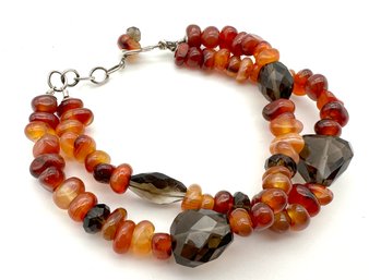 Lot 9SL - Double Strand Carnelian Beads Bracelet