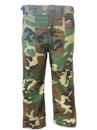 Lot 4- Cotton Blend Camouflage Pants Size Medium - Mens