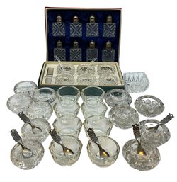 Lot 247SES- SECOND CHANCE Leonard Silver Plate 4 Pair Salt & Pepper And Collection Of Salt Cellars - 26