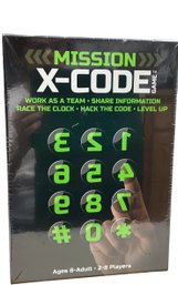 Lot 44RR- New Mission X Code Game  Board Game Sealed Box Amigo Games 2-8 Players