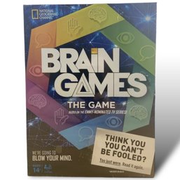 Lot 709NM - Brain Games The Board Game National Geographic Channel Factory Sealed