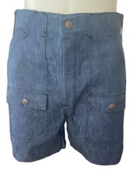 Lot 7- Robett Mfq. Co. New Denim Shorts Vintage Size 31 - Mens Womens