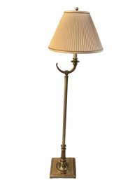 Lot 535- STIFFLE Brass Pole Lamp