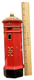 Lot 40RR- Byers Choice Carolers Red English Mailbox Retired 2002 - Christmas Decor