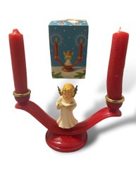 Lot 701NM - Vintage Christmas Angel Candle Holder Made In West Germany