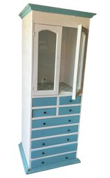 1SES- SECOND CHANCAntique China Hutch Storage Cabinet - TV Armoire - Pantry - Closet - So Many Possibilities!